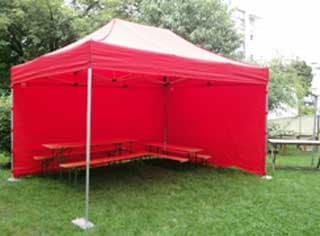 Mastertent Rot oder Weiß